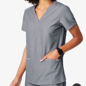 Figs scrub top graphite